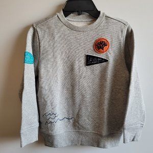 Gymboree Oceanic Preservation Society Boys Long Sleeve Shirt Sz S